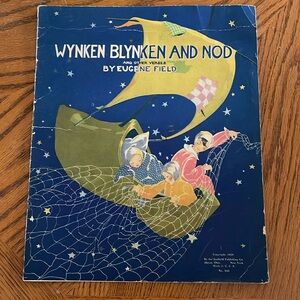 Antique 1930 wynken blynken and nod book